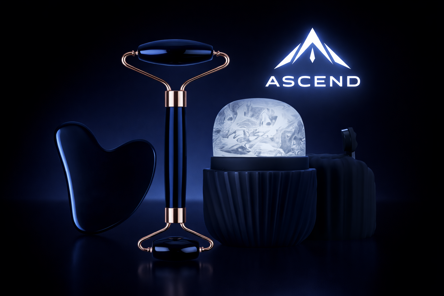 ASCEND guasha roller + ice roller